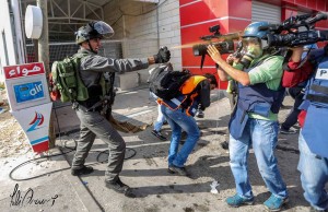 grenspolitie pepperspray journalisten